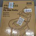 Bright Starts Disney Junior Princess My Size Potty Training Toilet, Toddler Potty Chair with Flushing & Cheering Sounds, Removable Seat with Splash Guard & Handles, Ages 18+ Months, Up to 50 lbs
