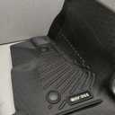 Floor Mats Compatible with 2022-2024 2025 Jeep Wagoneer 8-Seat (NOT for 7-Seat/L/S/Grand Cherokee) : Custom Fit All Weather TPE Heavy Duty Car Floor Liners Wagoneer Accessories
