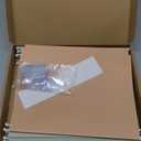 SUNEE 25 Count Hanging File Folders, Pastel Colors, Hanging File Folders Letter Size, Hanging Folders with 1/5-cut Tabs, Designed for Bulky Files, Filing Cabinets, Medical Charts