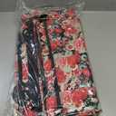 World Traveler Floral 22" Carry-On Duffel Bag  Lightweight Durable Polyester with Adjustable Shoulder Strap (Flowers)