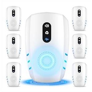 2025 Upgraded Ultrasonic Pest Repellent Indoor Insect Repeller, Pest Control, Repellent Roach, Mouse, Bugs, Mosquito, Mice, Spider, Ant, Rodent Repellent Ultrasonic Plug in, 3 Mode Switching, 6 Packs