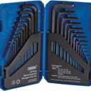 Draper 30 Piece Hexagon Allen Key Set - Metric/AF Combined Long Pattern with Case 33894