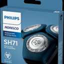 Philips Norelco Genuine SH71/52 Shaving Heads Compatible with Norelco Shaver Series 5000 Angular and 7000, Latest Version for Refreshed RQ12/70, RQ12/60, SH60/70, and SH70/70