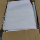 Fitable White Tablecloths for Rectangle Tables, 6 Pack - 70 x 120 Inches - Reusable and Washable Table Clothes for 6-8 Ft Tables, Polyester Fabric Table Covers for Wedding, Party, Banquet