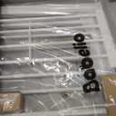 BABELIO Safety Gate Door Fits for Stairs, Narrow and Wide Doorways with Auto Close, Easy Install, No Drilling, Pressure Mounted for Baby, Child, Pets, Dog/Puppy, 26''-40'', White