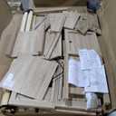 KISLOT 3 Pieces Bedroom Set, Queen Size Wood Platform Bed Frame and 2 Nightstands, Storage Nightstand with Type-C Charging Port, Farmhouse Bedroom Furniture Set