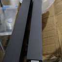 Zylorix 2Pack 8FT Aluminum Black Handrail for Lake House Deck Railing, 2.36" W X 1.18" H Cuttable Rectangular Flat Top Hand Rail for DIY Outdoor Deck Stair Cable Railing(Screws Included)