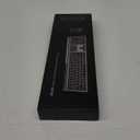 CHESONA Wireless Keyboard and Mouse Combo, Wireless Rechargeable Full Size Mulit-Device (BT 5.0+3.0+2.4G) Keyboard Mouse Combo for Mac OS/iOS/Windows/Android (Silver Black)