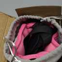 Travel Pillows for Airplanes, Airplane Pillow for Long Flight, Airplane Head Strap with Eye Mask for Sleep, Travel Neck Pillow for Car Road Trip, 360 Support Headrest, Stop Bobblehead, Pink