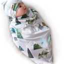 TANOFAR Mountains Baby Swaddle Cocoon, Cocoon Sack for Boys Girls, Newborn Swaddle Sack, Baby Photography, Photo Props, Newborn Hospital Photos (31.5"L x 31.5"W Blanket)