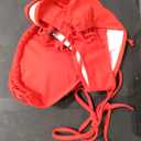 Zonsaoja Women String Bikini Set Halter Side Tie Two Piece Swimsuit Triangle Bathing Suits (Medium, Red)