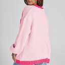 Cakulo Womens Oversized Chunky Cardigan Sweaters Open Front Long Cardigans Fall Coatigan 2025 Knit Sweater Coats (Large)