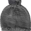 Charming Charlie Women's Cable Knit Hat with Shine (Gray)