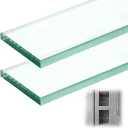 Niche Glass Support Plate 12-3/4"x3-1/8"x3/8" (overall), Pack of 2