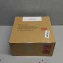 LERATIO Ceramic Plates Set of 6, 8.5 Inch Reactive Glaze Light Weight Porcelain Salad Plates, Modern Shape Dinnerware Dishes Set for Microwave&Dishwasher &Oven Safe, Scratch Resistant-Chestnut