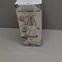 Hong-in Candle Warmer Lamp - with Timer & Dimmer, Modern Home Decor House Warming Gifts Wax Melt Warmer for Jar Candles with 2 Bulbs, Cozy Birthday Gift for Women Mom (Black)