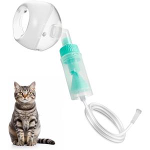 Cat Nebulizer Lying Cup and Cat Inhaler Mask, Pet Oxygen Mask for Cats, Puppies and Small Dogs (Nebulizer Device Not Included) (S)