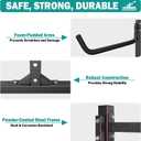 EVERHANGER Freestanding Kayak Storage Rack, Rolling Kayak Stand, 60.5"