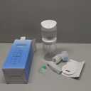 ZOFGENOW Automatic Mouthwash Dispenser for Bathroom, Bathroom Accessories 19.4 Fl Oz Dispensers with Magnetic Cups, Wall Mounted Dispenser, Suitable for All Age Groups, White