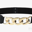 BAOKELAN Wide Elastic Belts Stretchy Cinch Waist Belt for Women Dresses