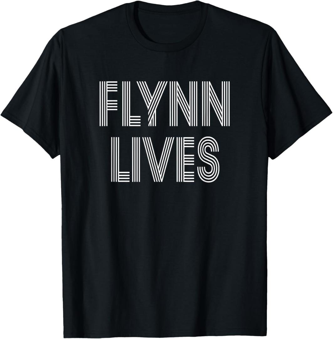 Flynn Lives T Shirt T-Shirt (Black, S)