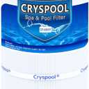 Cryspool 08051 Filter Compatible with XStream CC1750, CCX1750RE, PXST175, C-8317, FC-1301, 175 Sq. Ft Pool Filter Cartridge, 1 Pack
