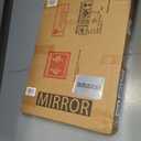 Hasipu Vanity Mirror with Lights, 28" x 20" LED Makeup Mirror, Lighted Makeup Mirror with Dimmable 3 Modes, Touch Screen Control Vanity Mirror Square White