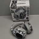 Ozeino Wireless Gaming Headset for Ps5, Ps4, PC, Gaming Headphones with Flip Mic and USB-A & USB-C Transmitter, 40Hr Battery Bluetooth Headset for Mobile, Mac, Laptop