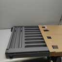 IRIS USA 24"-39" Dog Gate, Adjustable Indoor Pet Barrier, Pet Gate for Puppy, Small Dog, Cat, Easy Twist-to-Lock for Doorways & Stairs, Portable, Expandable, 25" Tall, Gray (1 Pack)