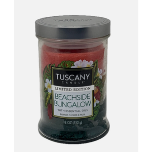 Tuscany Candle Limited Edition Beachside Bungalow 18oz Banana Flower/Palm Scent Tuscany Candle Limited Edition Beachside Bungalow 18oz Banana Flower/Palm Scent