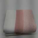 CLHMILY&Z Stylish Square Cotton Rope Storage Basket (Pink & White, 85L)