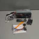 6.9" Single DIN Car Stereo Radio with Wireless Apple CarPlay, Car Bluetooth 5.2, Android Auto,IPS 1280 * 480 HD Screen,FM Radio,Backup Camera,USB Type-C Fast Charging,180W Audio Subwoofer,Navigation