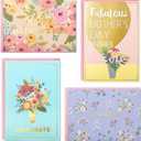 EACYART Mothers Day Cards Assortment, 20 Pack Mothers Day Cards Boxed with Envelopes & Stickers, Bulk Cute Gold Foil Card for Mom, Mothers Day Gifts