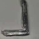 6 Pack - L 10" x H 6" x W1.5, 5mm Thick Black L Shelf Bracket, Iron Shelf Brackets, Metal Shelf Brackets, Floating Shelf, Shelf Supports with Screws