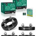 YHTAUTO 4x108 to 4x100 mm Wheel Adapters 1 inch Fits Ford, Mercury Models, Focus, EcoSport, Fiesta, Cougar, Tire Adapters w/ M12x1.5 & 12.9 Grade Studs, 78.1 mm Center Bore 4 Lug 4PCS