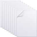 MEARCOOH Self Adhesive Foam Sheets, White 9x12 Inch 2mm Sticky Eva Foam Paper for Crafts Cardmaking Photo Frames Classroom Scrapbooking Christmas Crafts (White 10 Sheets)