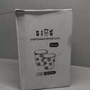 300 Pack Paper Cups 8 oz, Disposable Coffee Cups, Hot/Cold Beverage Drinking Cups for Water, Paper Coffee Cups, Colourful Hot Paper Cup for Office Party Home Picnic - Daisy