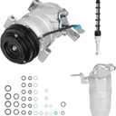 AC Air Conditioner Compressor Repair Kit fit for Chevrolet Silverado 1500,1500 HD,2500 HD,3500,fit for GMC Sierra 1500/1500/HD/2500 HD,fit for Cadillac Escalade EXT 2002-2006,for KT-4052