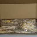 Layhit 4 Pack Large Size Boho Dried Flower Bouquet 15-17 Inch Wedding Handmade Dry Flowers for Vase Crafts DIY Photo Boutonniere for Men Floral Plant for Bridesmaid Gift Birthday Decor (Classic)