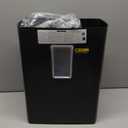 Bonsaii 10-Sheet Cross Cut Paper Shredder, 5.5 Gal Home Office Heavy Duty Shredder for Credit Card, Staple, Clip with Transparent Window(C209-D)