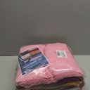 Towel and Linen Mart 100% Cotton 6 Pack Bath Towel Set, Quick Dry, Super Absorbent, Light Weight, Soft, (27 x 54 Pack of 6) (27 x 54 6 Pack, Plum, Pink, Beige, Grey, White, Peach)