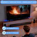 CAMWAY HDMI Audio Extractor 4K@30Hz 1080p - Work with Fire TV Stick to TV HDMI and Soundbar Optical - Support 5.1 Surround DTS/Dolby, No Audio Lag HD HDMIOptical Adapter, Plug and Play [No ARC/eARC]