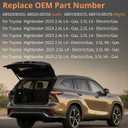 68920-0E050 68910-0E070 Power Liftgate Struts for 2020-2025 Toyota Highlander Rear Hatch Struts Electric Hatch Lift Actuator Support Shock Replacement #689200E050 689100E070 