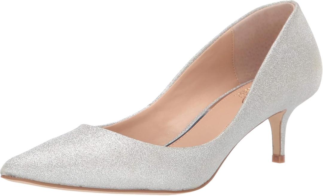 Jewel Badgley Mischka Royalty Pointed Toe Kitten Heel, Size 8