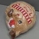 Athoinsu Christmas Elk Soft Plush Pillow 14 Inches Xmas Reindeer Plush Pillow for Toddler Kids Boys Girls Party Home Decorations