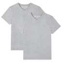 Kid Nation Boys T Shirts Kids Unisex Soft Cotton Tshirts Short Sleeve V Neck Girls Tee Shirts Grey 10-12 Years (Gray, XL)