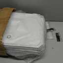 AWTATOS Shoe Rack, 8 Tier Shoe Storage Cabinet with Door, 32 Pair Shoe Organizer Shelves for Closet Hallway Bedroom Entryway, White