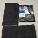 POWERLIX Knee Compression Sleeve (Pair) - Best Knee Brace for Knee Pain for Men & Women – Knee Support for Running, Basketball, Volleyball, Weightlifting, Gym, Workout, Sports - (Black L)