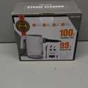 Handheld Steam Cleaner, 15s Fast Heating, Adjustable Steam, 650mL Large Water Tank, Pressurized Portable Steamer for Cleaning Home, Kitchen, Car, Bathroom, Tile, Furniture, Multi-Surface (White)