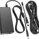 65W Charger Ac Adapter for Dell Laptop Charger Compatible with Latitude Vostro Inspiron15 Charger HA65NS5-00 Supply Cord 2 in 1 Round Tip Replacement (4.5x3.0mm and 7.4x5.0mm)